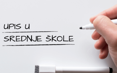 Odluka o upisu učenika u I. razred srednje škole 2025./2026.