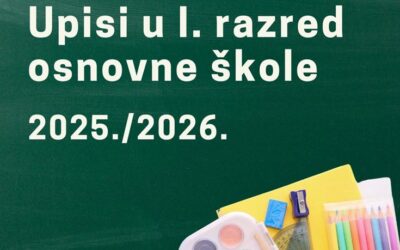Upis u I. razred šk. god. 2025./2026.