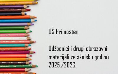 Odluke o korištenju udžbenika i drugih obrazovnih materijala za šk. god. 2025./2026.